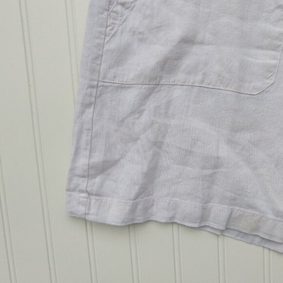 Fresh Produce Del Mar Linen Shorts White Size L NWT L Bermuda Womens MSRP $65 - Picture 10 of 15